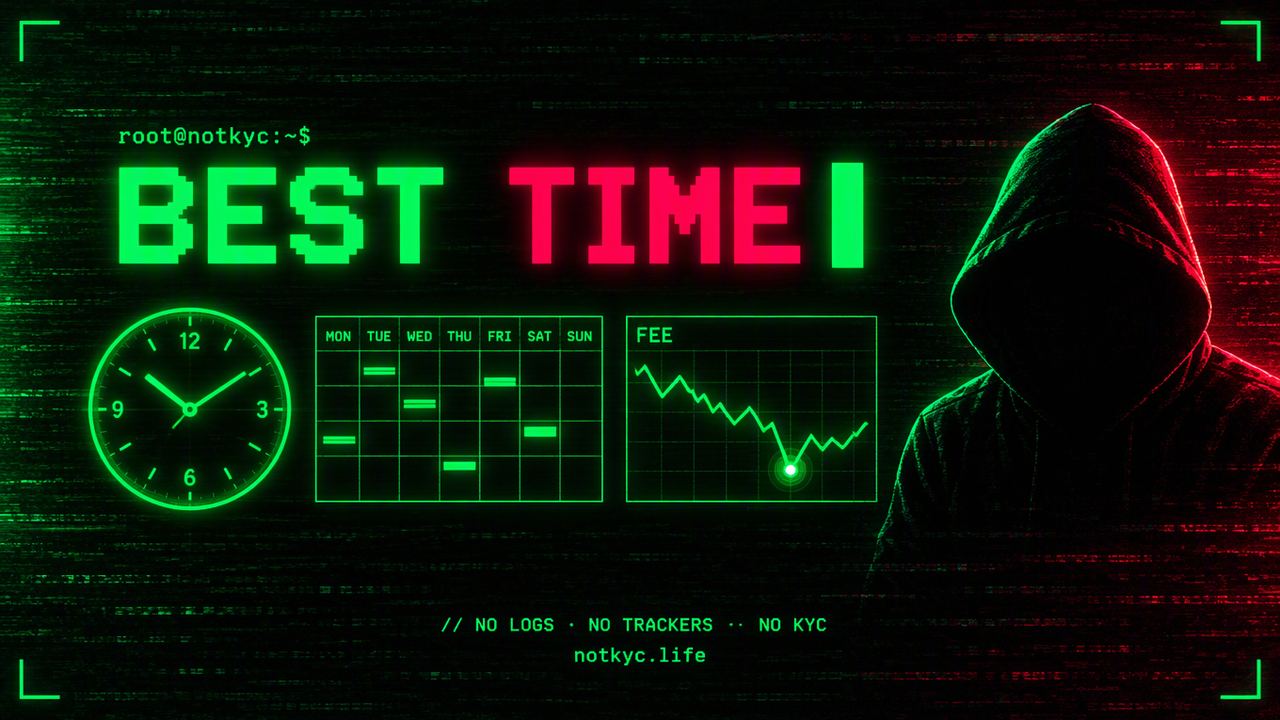 Best Time to Swap Crypto: Fees, Volatility and Timing (2026)