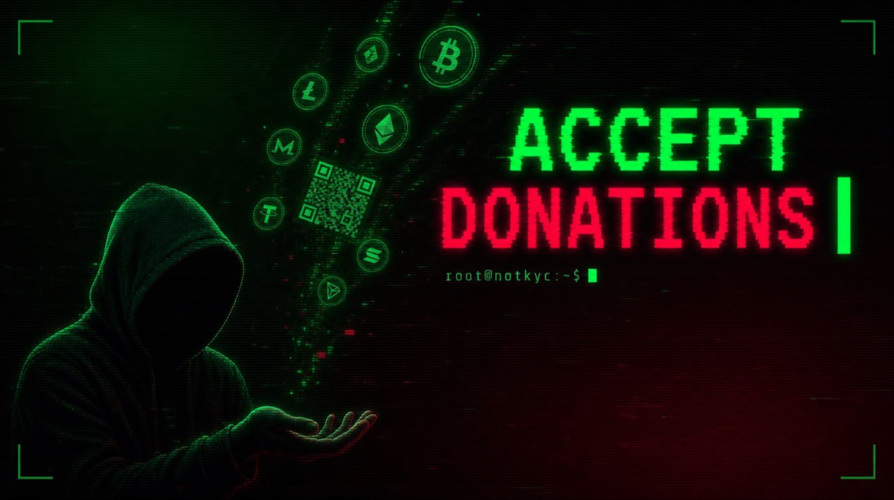How to Accept Crypto Donations Without KYC (2026)