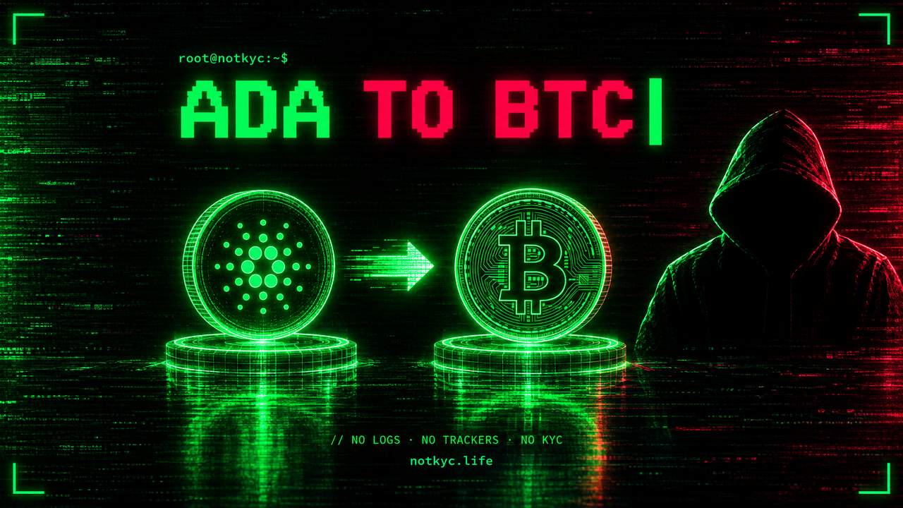 How to Swap Cardano (ADA) to Bitcoin (BTC) Anonymously (2026)