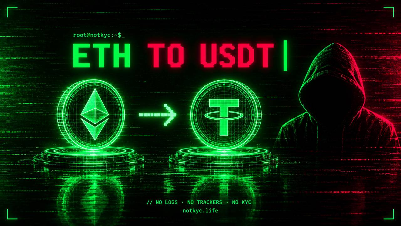 How to Swap Ethereum (ETH) to USDT Anonymously (2026)