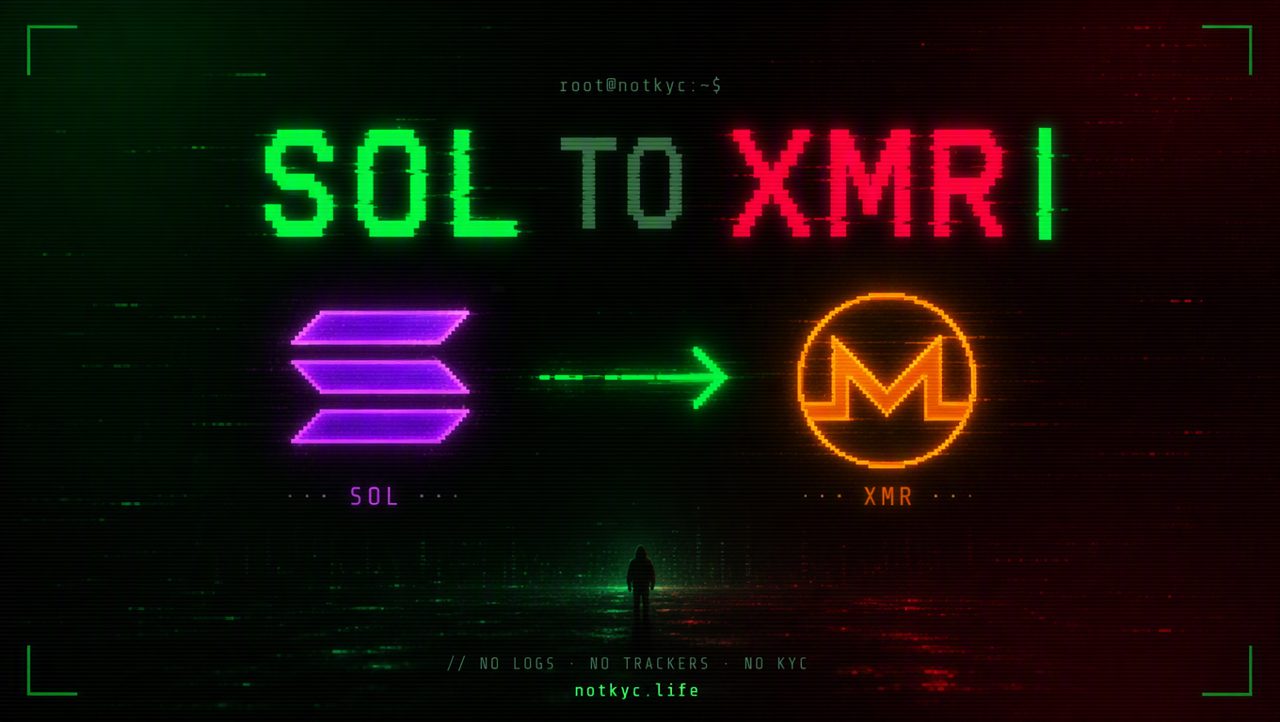 How to Swap Solana (SOL) to Monero (XMR) Anonymously (2026)