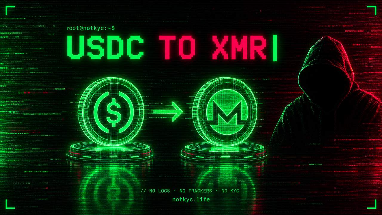 How to Swap USDC to Monero (XMR) Anonymously (2026)