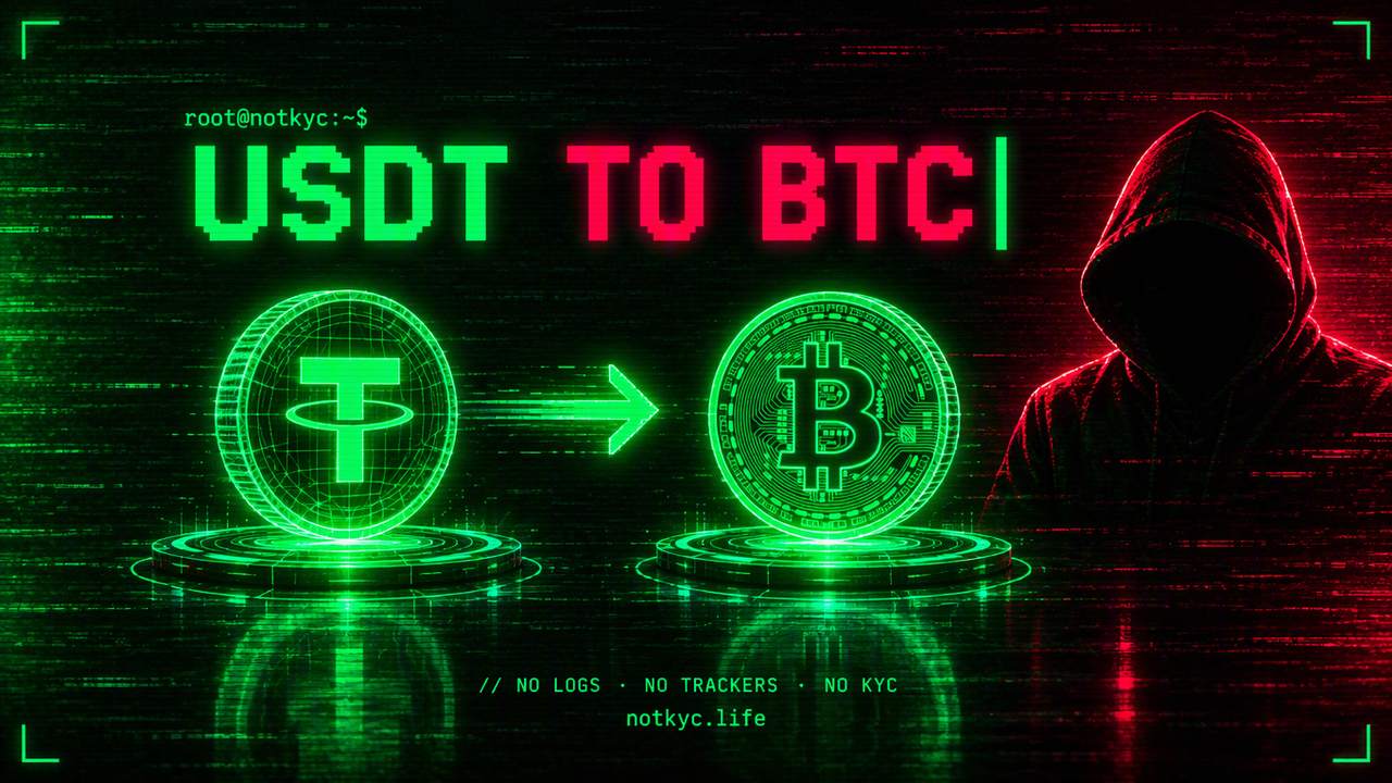 How to Swap USDT to Bitcoin (BTC) Anonymously Without KYC (2026)